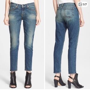 Rag & Bone Dash Jeans Size 29 Waist Chamberlain Medium Wash Blue Skinny